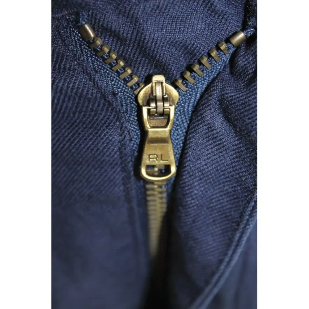 Polo Golf Ralph Lauren Mens Blue Chino Pants Button Size 36
